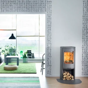 Monterat & Klart | Contura 510 med gjutjärns lucka