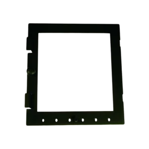 Glaslucka för Plan kakelugn